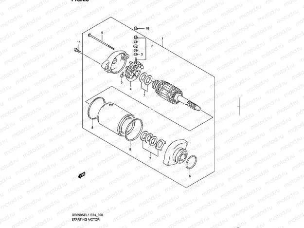 20 - STARTING MOTOR