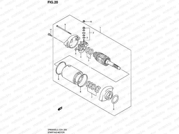 20 - STARTING MOTOR