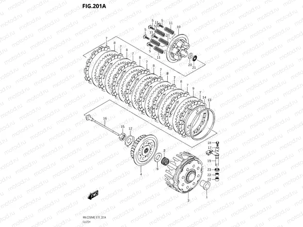 201A - CLUTCH