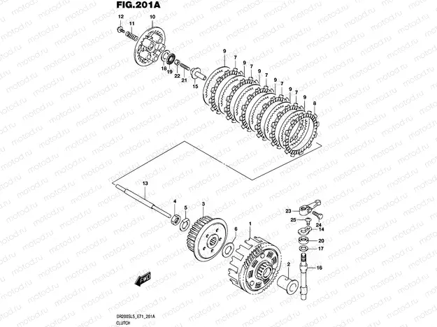 201A - CLUTCH