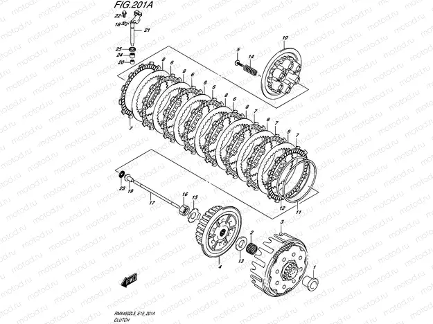 201A - CLUTCH