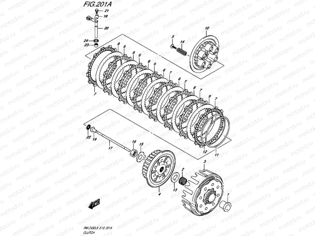 201A - CLUTCH