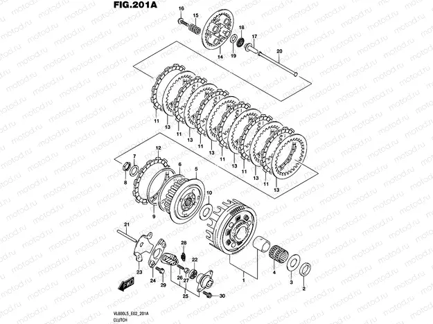 201A - CLUTCH