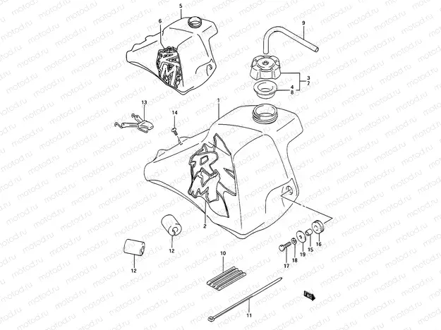 20C - FUEL TANK (MODEL N/P)
