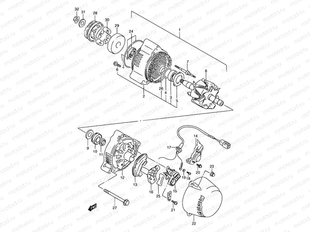 21 - ALTERNATOR