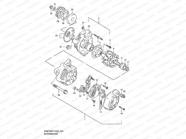 21 - ALTERNATOR