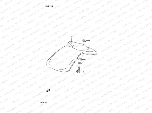 21 - FRONT FENDER