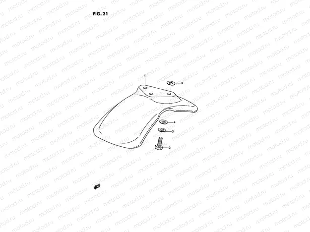 21 - FRONT FENDER