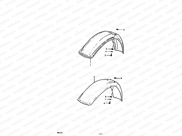 21 - FRONT FENDER
