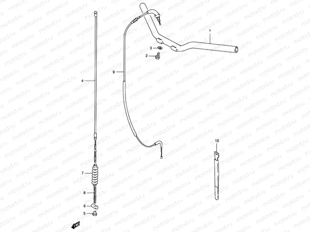 21 - HANDLEBAR - CABLE
