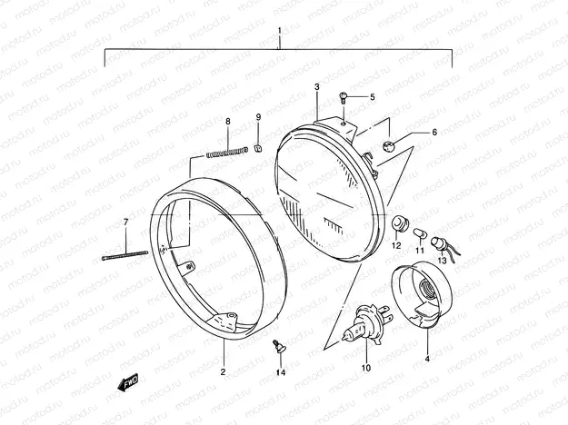 21 - HEADLAMP