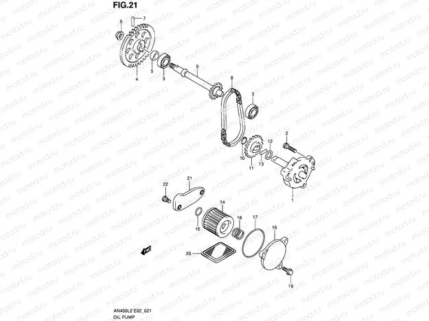 21 - OIL PUMP