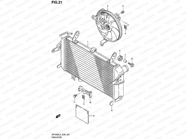 21 - RADIATOR