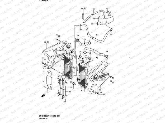 21 - RADIATOR