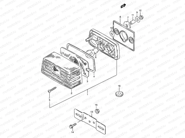 21 - REAR COMBINATION LAMP