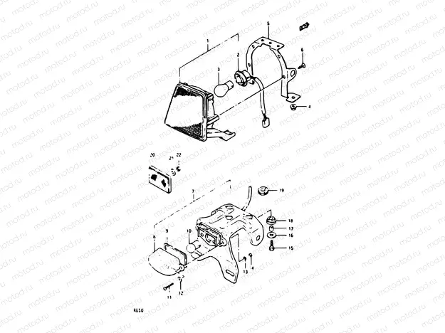 21 - RR COMB. LAMP