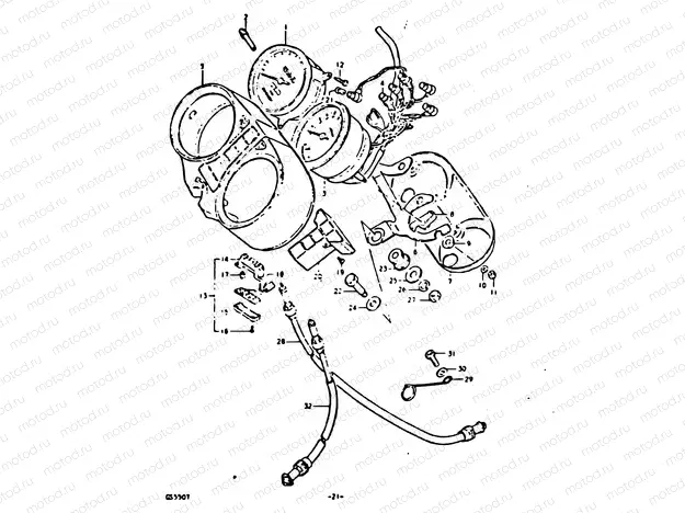 21 - SPEEDOMETER - TACHOMETER