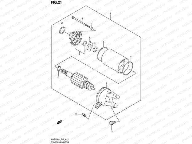 21 - STARTING MOTOR