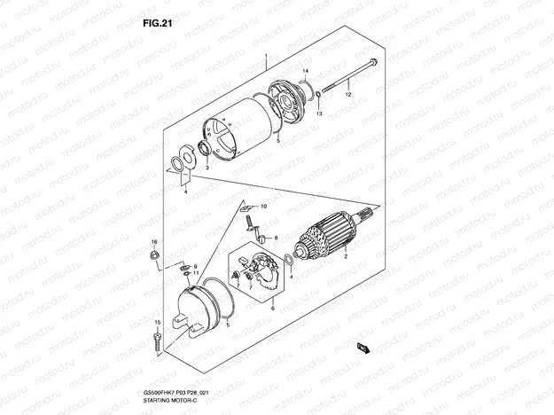 21 - STARTING MOTOR