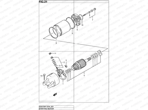 21 - STARTING MOTOR