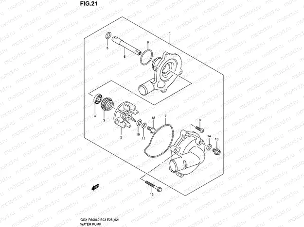 21 - WATER PUMP