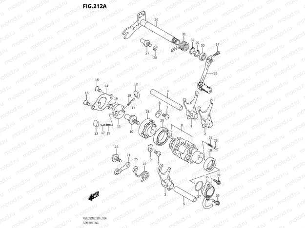 212A - GEAR SHIFTING