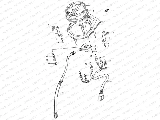 21A - SPEEDOMETER (E28)