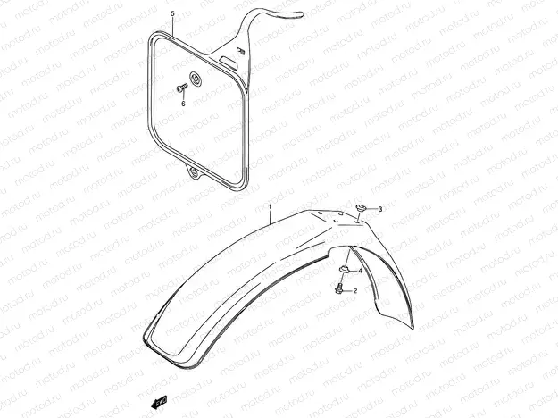 22 - FRONT FENDER