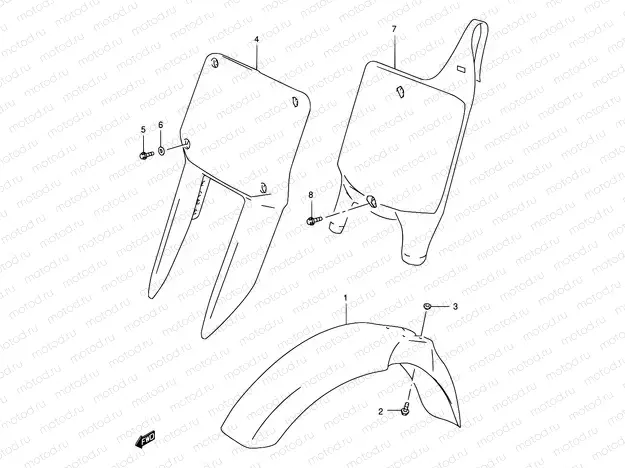 22 - FRONT FENDER