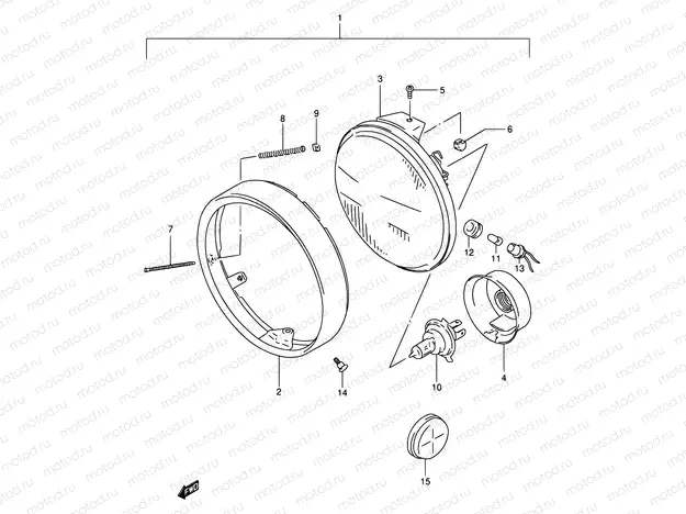 22 - HEADLAMP