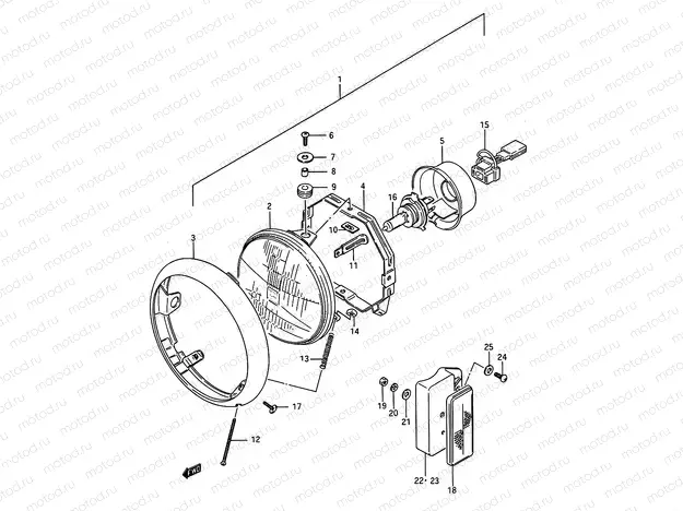 22 - HEADLAMP