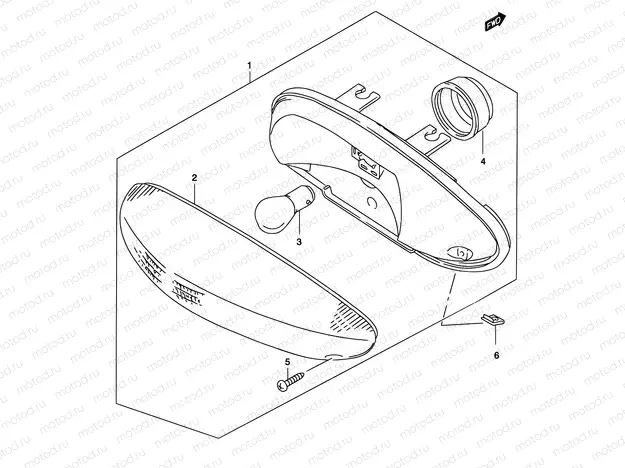 22 - REAR COMBINATION LAMP
