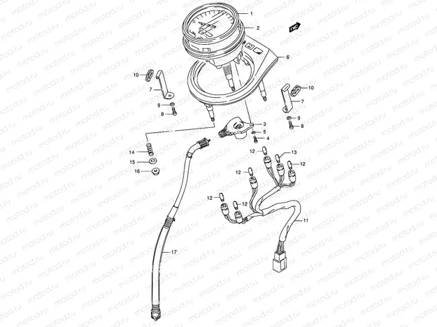 22 - SPEEDOMETER (MODEL K5/K6/K7/K8 E03,E33)