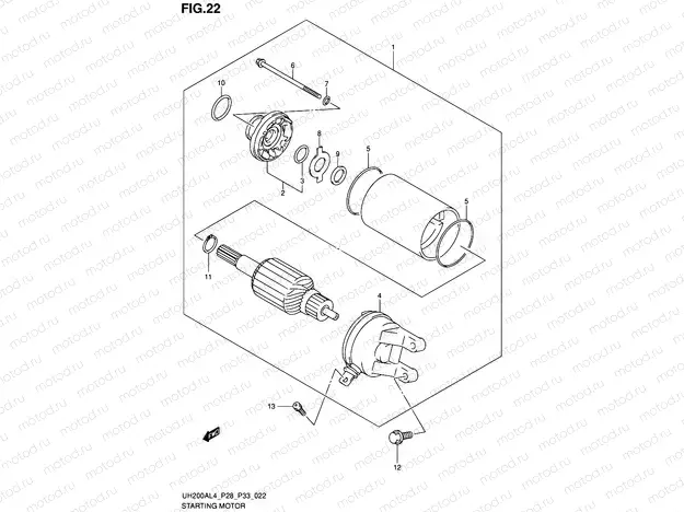 22 - STARTING MOTOR