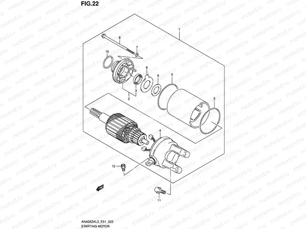 22 - STARTING MOTOR
