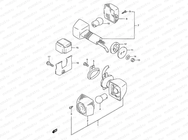22 - TURN SIGNAL LAMP