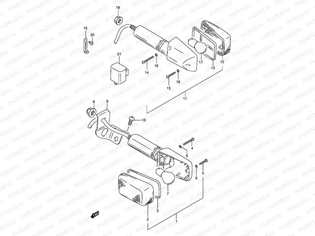22 - TURN SIGNAL LAMP