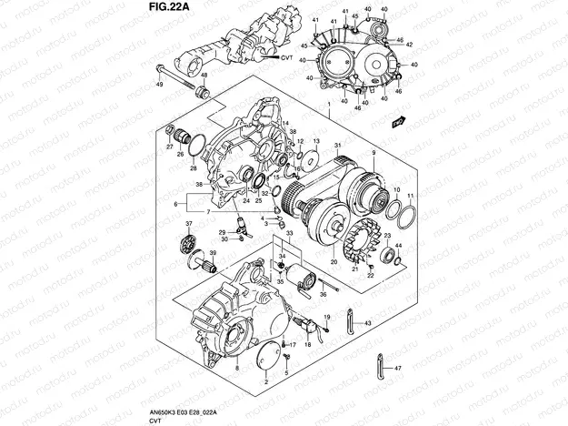 22A - CVT (MODEL K5)