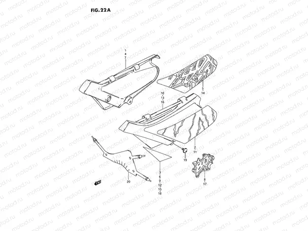 22A - FRAME COVER (MODEL N/P/R/S)