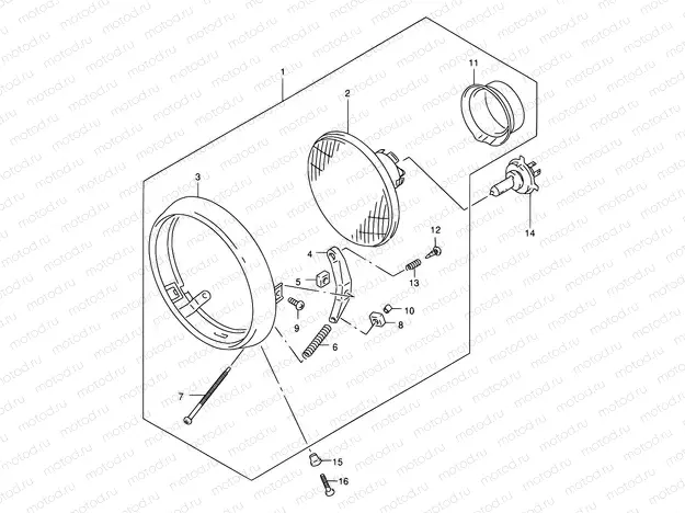 22A - HEADLAMP (E24)