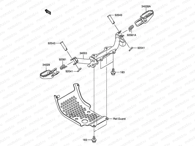 23 - FOOTREST