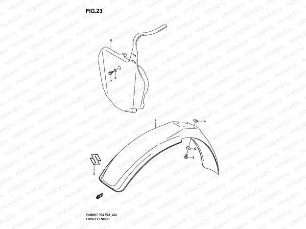 23 - FRONT FENDER