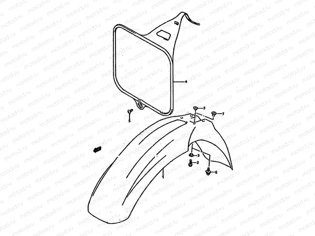 23 - FRONT FENDER
