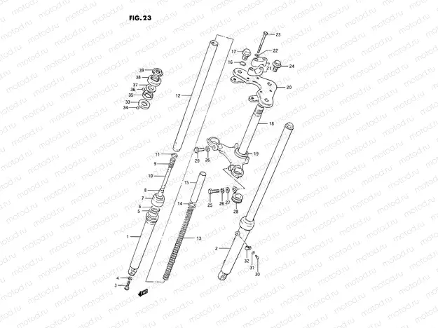 23 - FRONT FORK
