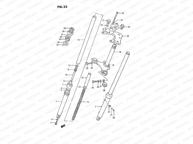 23 - FRONT FORK
