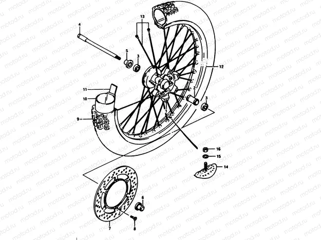 23 - FRONT WHEEL