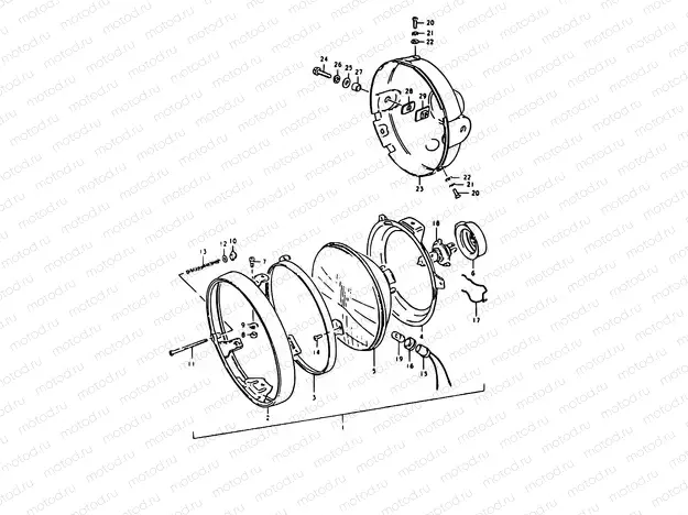 23 - HEADLAMP (E02)