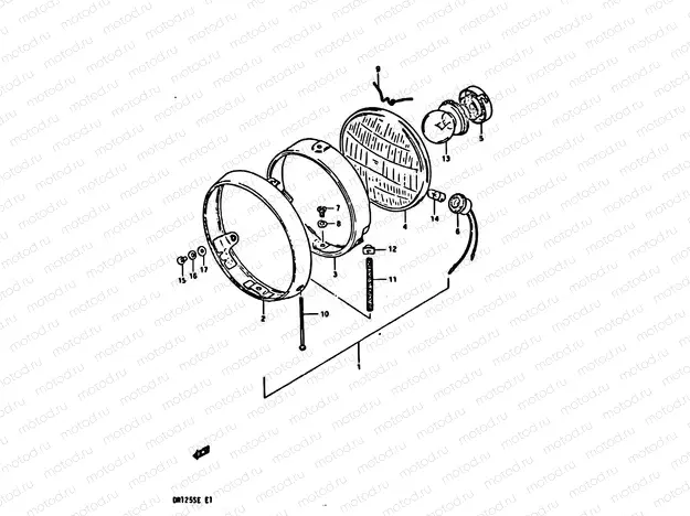 23 - HEADLAMP (E04, E15, E18, E21)