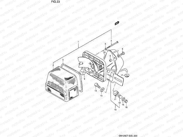 23 - REAR COMBINATION