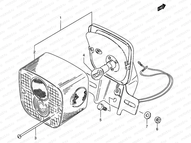 23 - REAR COMBINATION LAMP